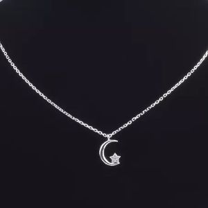 New S925 Moon Necklace